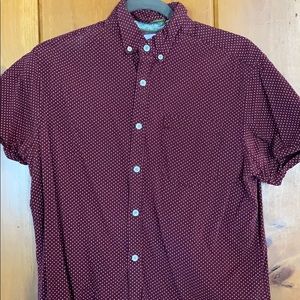 Denim & flowers button down